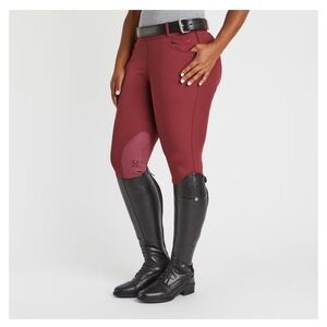 Women's Maroon Equestrian Pants